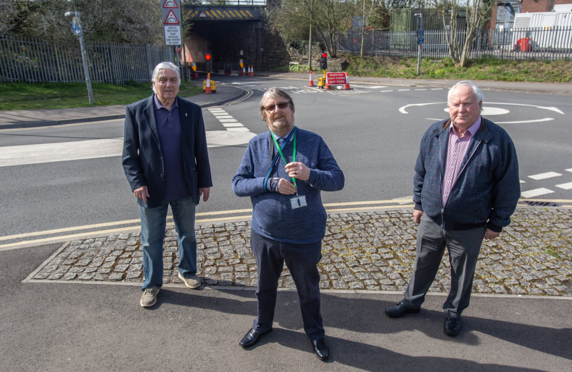 Cllr Ernie Brown, Cllr Keith Cranney, Cllr Brian Allinson