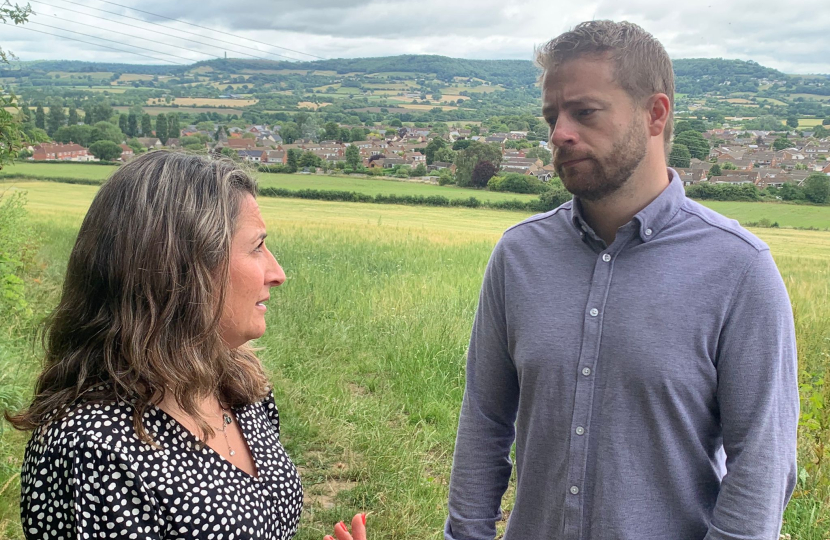 Cllr Liz Brennan and Cllr Sam Bromiley