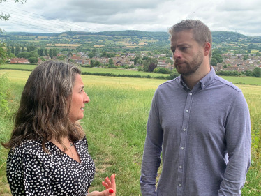 Cllr Liz Brennan and Cllr Sam Bromiley